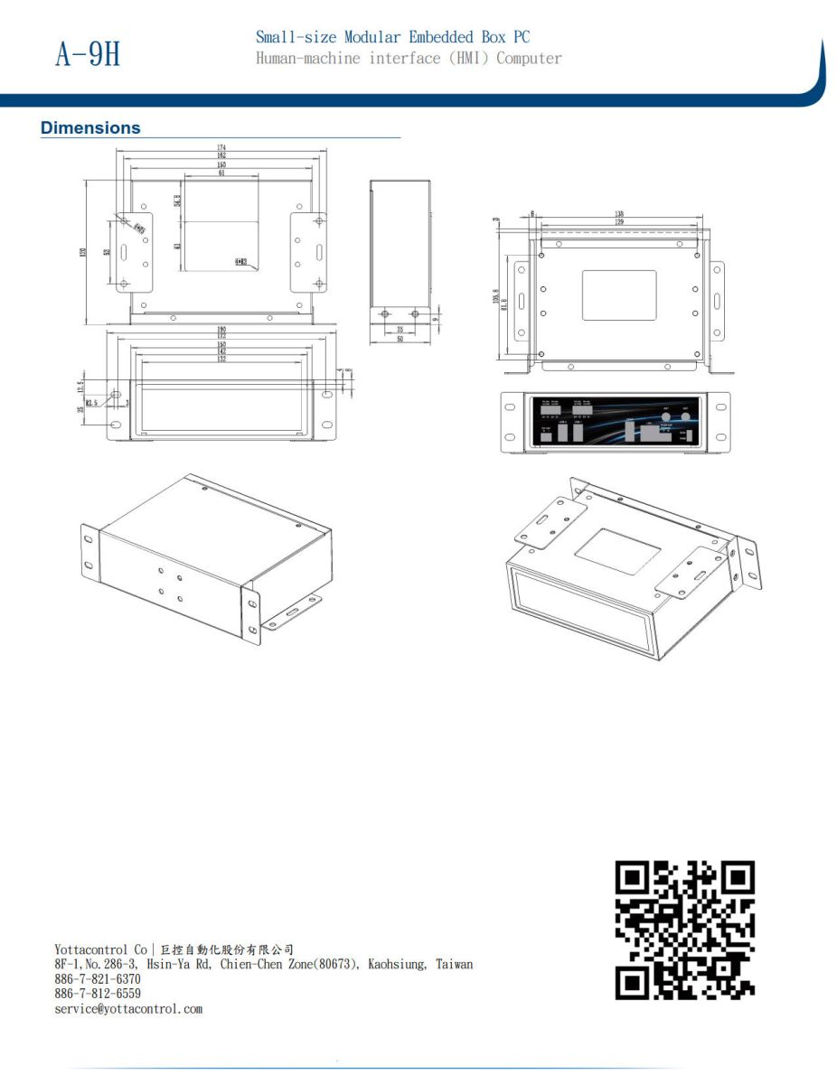 A-9H Dimensions