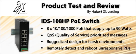 Switch PoE IDS-108HP POE switch