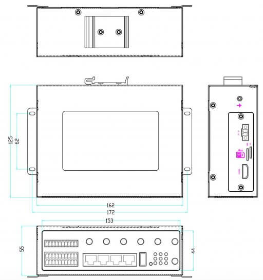 TG465 Dimensions